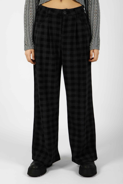 Брюки (черно-белый, 140-170)