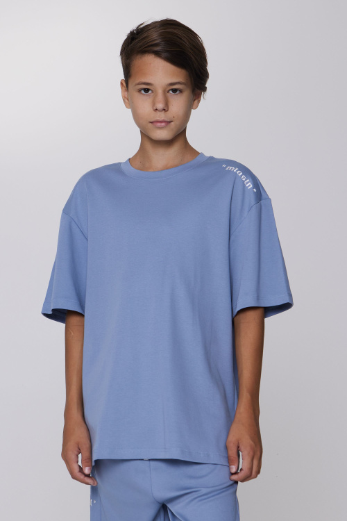 Футболка B-TS35195 (Джинс. синий, 140-170)