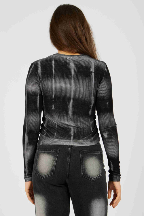 Лонгслив (Черный, 140-170)