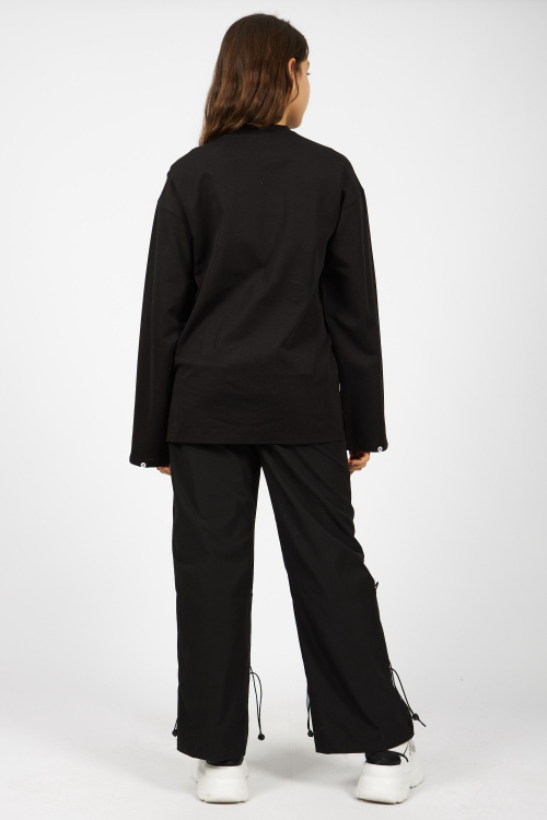 фуфайка B-SW34654 (Черный, 140-170)