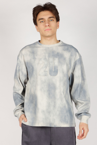 Лонгслив B-SW36472 Miasin (бело-серый, 140-170)