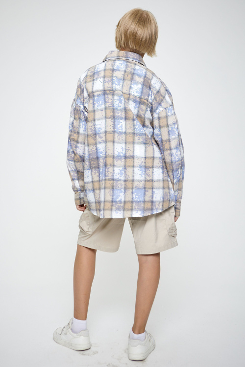 Рубашка B-SH35141 (бежевый, 140)