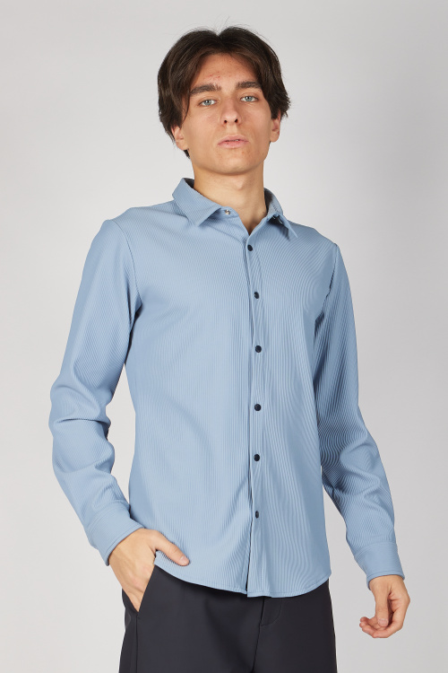 Рубашка B-SH35231 (Голубой, 122-134)