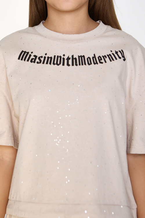 Футболка G-TS25181 (Светло-бежевый, 134-164)