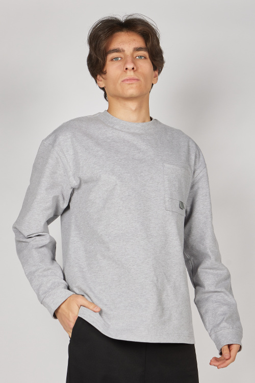 Лонгслив B-SW35274 (серый, 140)