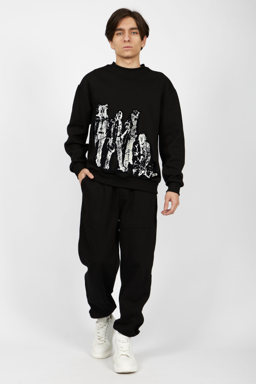 Джемпер (Черный, 140-170)