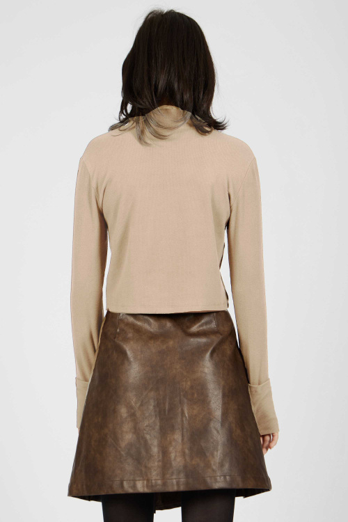 Лонгслив (Бежевый, 140-170)