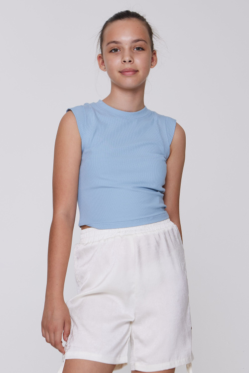 Жилет G-TS25065 (Джинс. синий, 134-164)