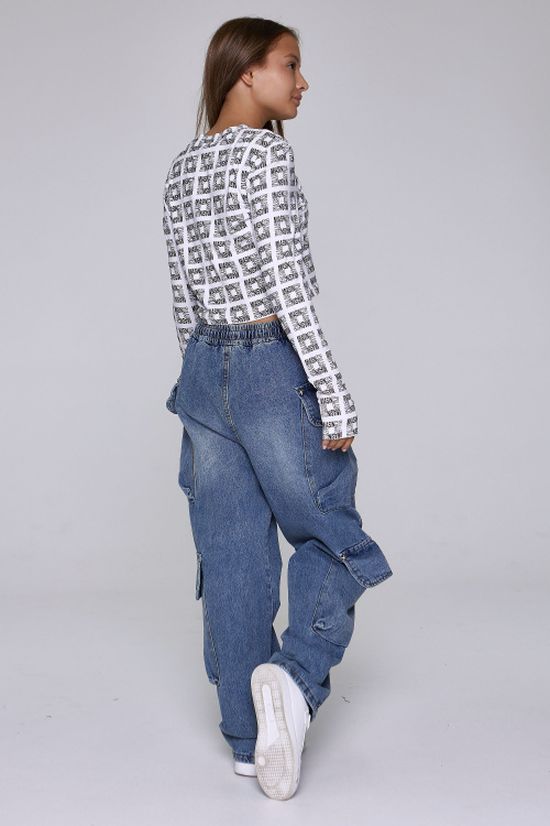 Лонгслив G-TN25118 (Белый, 134-164)