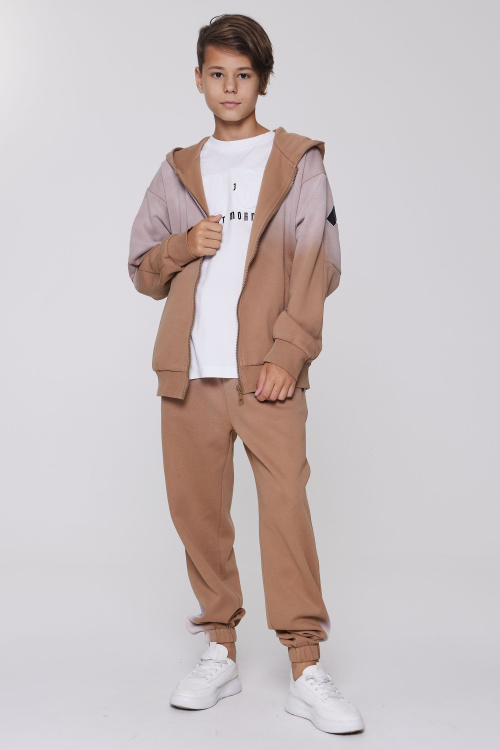 Бомбер B-HDZ35124 (темно-бежевый, 140)