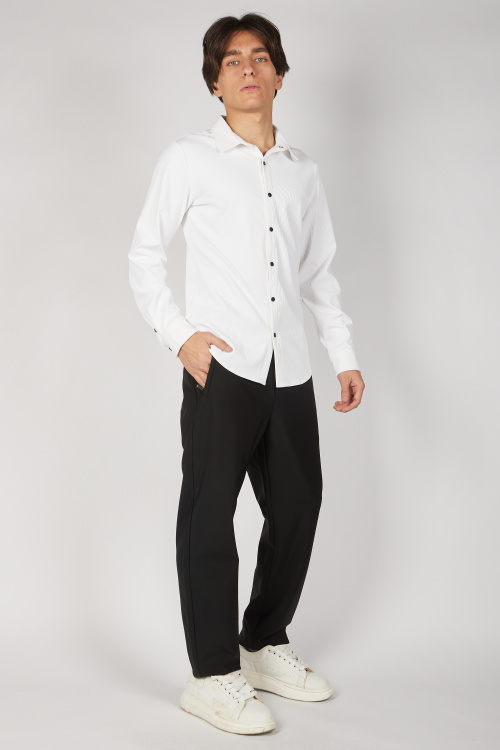 Рубашка B-SH35231 (Белый, 122-134)