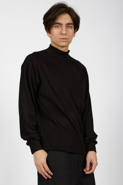 Лонгслив (Черный, 110-134)