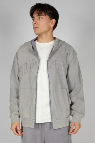 Толстовка на молнии B-HDZ36038 Miasin (Серый, 140-170)