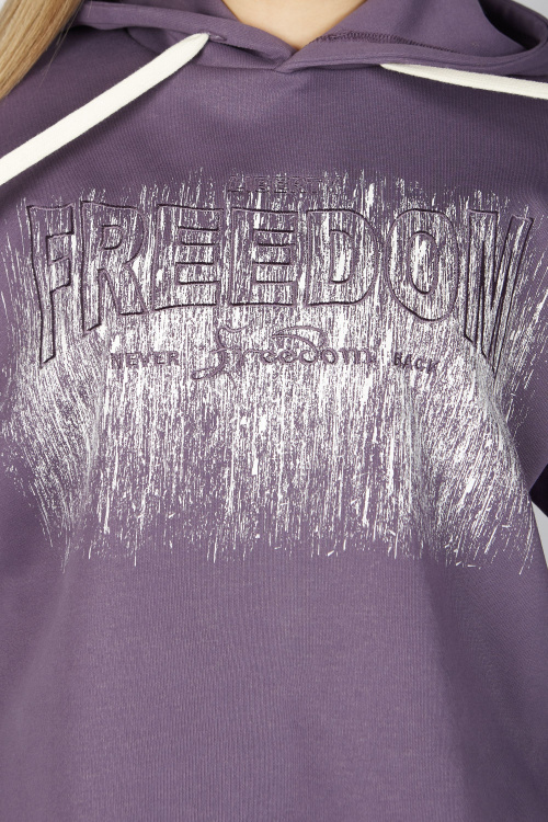 Худи G-HD25459 (грязный сиреневый, 134-164)