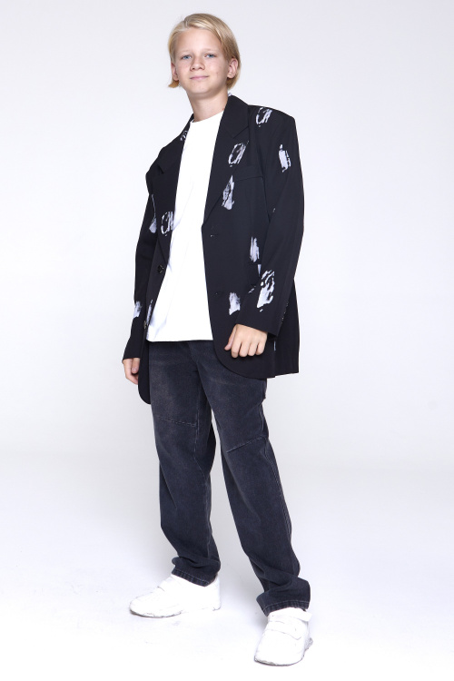 Джинсы B-JN35117 (Джинс. синий, 140-170)