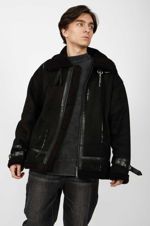 куртка B-JCK34633 (Черный, 140-170)