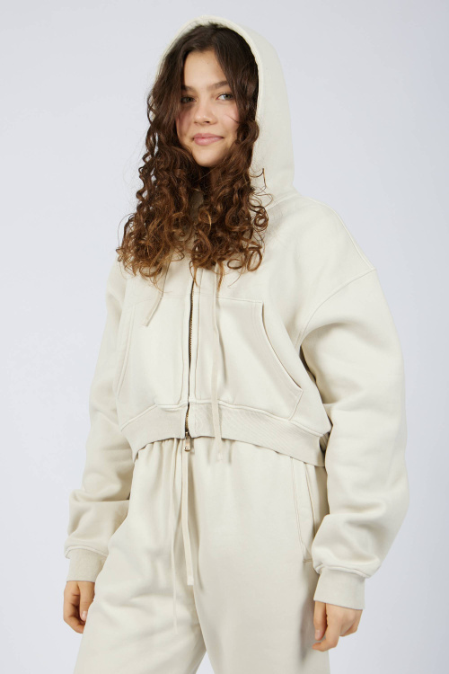 Толстовка на молнии (Бежевый, 140-170)