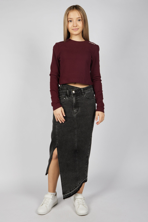 Лонгслив G-TN25441 (бордовый, 134-164)