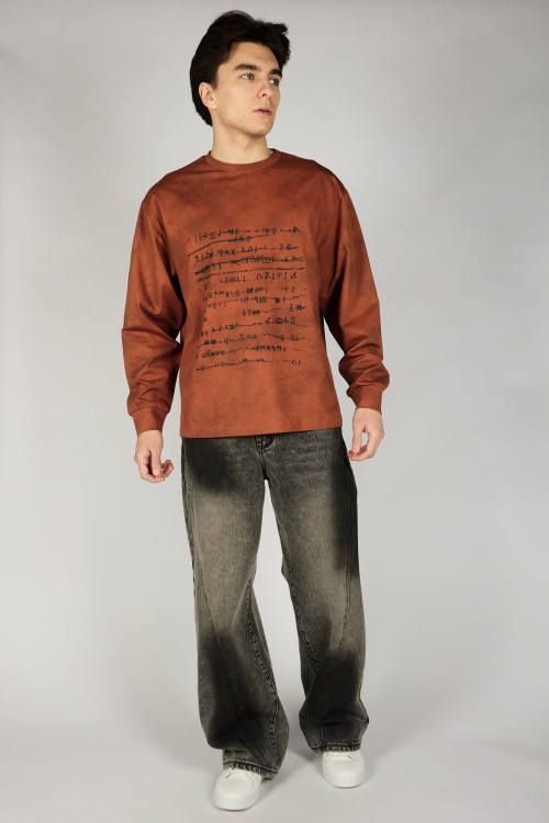 Лонгслив B-SW36444 Miasin (кирпичный, 140-170)