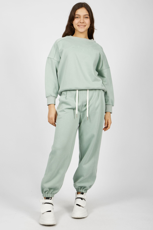 Брюки (Серо-зеленый, 140)