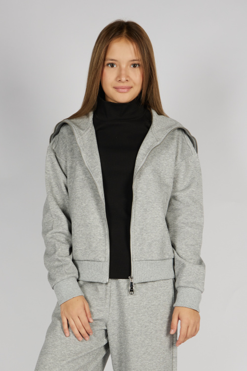 Толстовка на молнии G-HDZ26266 Miasin (Серый, 122-128 (2 шт.))