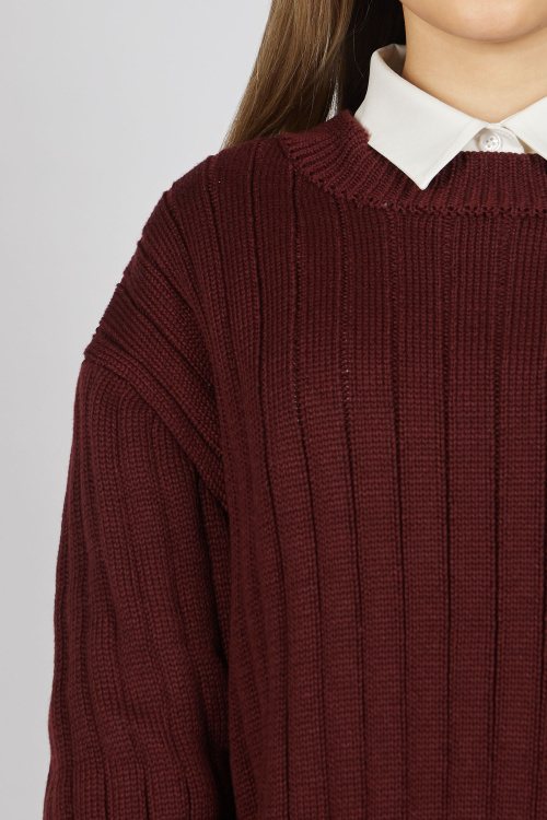 Свитшот G-SW25420 (бордовый, 134-164)