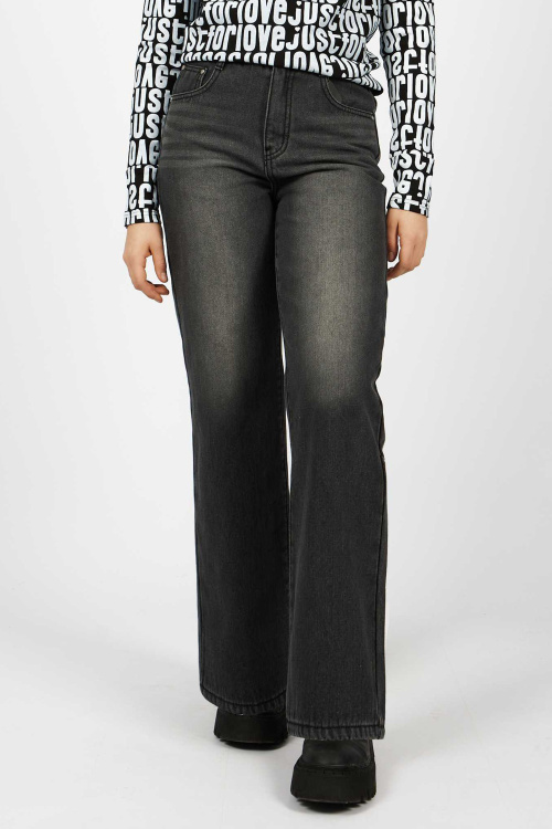 Джинсы (джин. черный, 140-170)