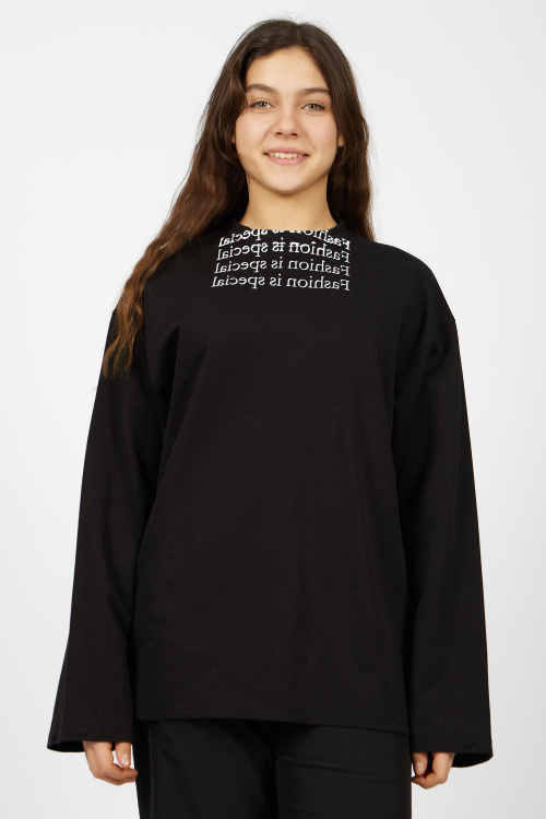 фуфайка B-SW34654 (Черный, 140-170)