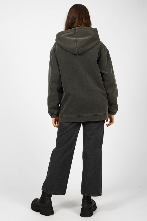 Толстовка на молнии (Черный, 140-170)