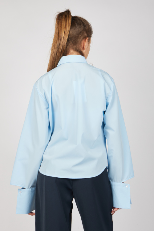 Блузка G-SH25288 (Голубой, 134-164)