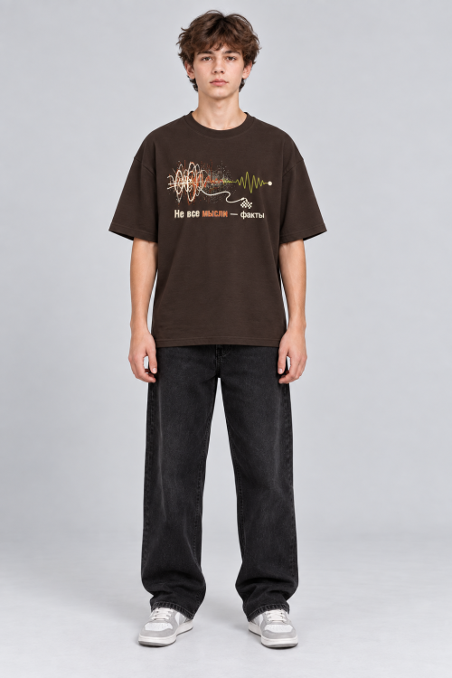 Футболка B-TS37141 Martkin (Тёмно-кофейный, 140)
