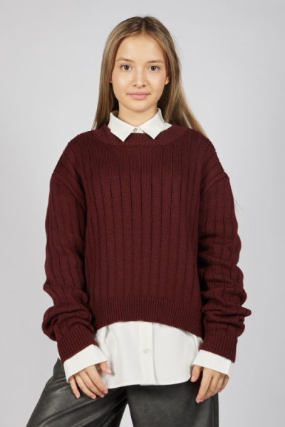 Свитшот G-SW25420 (бордовый, 134-164)