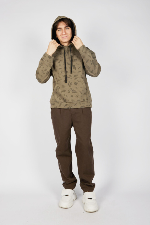 Брюки B-TR35457 (коричневый, 140-170)