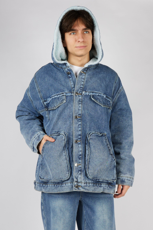 Джинсы B-JN35459 (джин. синий, 140-170)