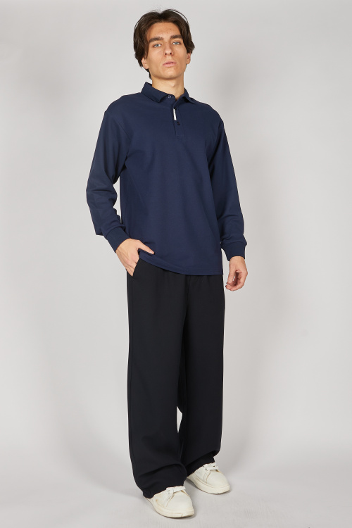 Поло B-PL34439-25 (Синий, 122-134)