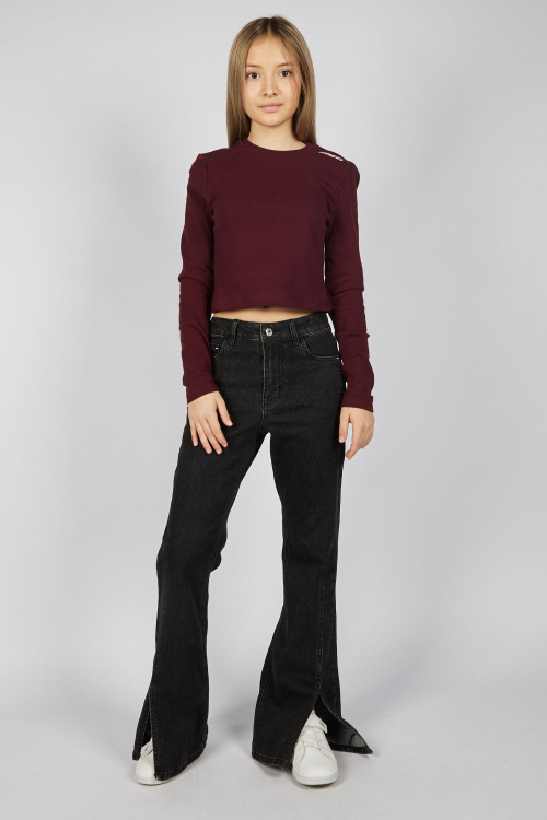 Лонгслив G-TN25441 (бордовый, 134-164)