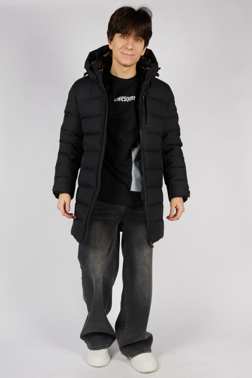 Пальто B-PLT35473 (Черный, 140-170)