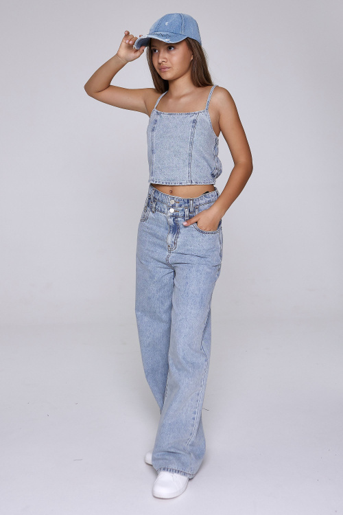 Кепка A-KP57055 (Светло джинсовый, Унив. (3 шт))