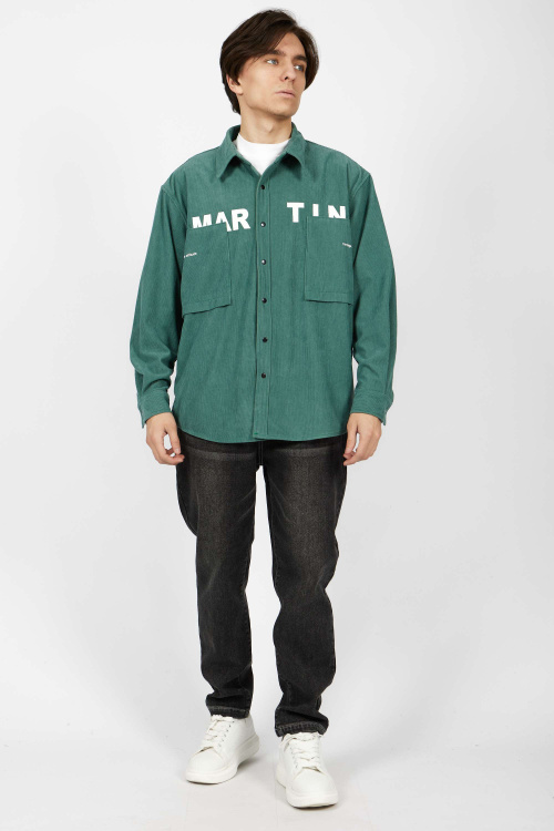 рубашка B-SH34617 (зеленый, 140-170)