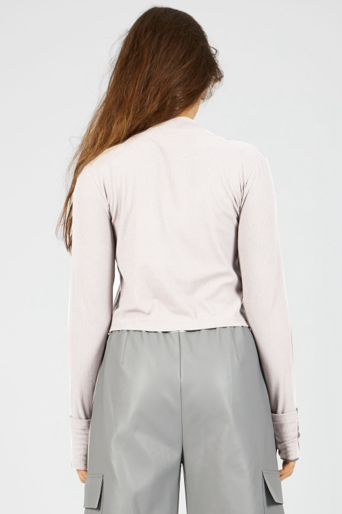 Лонгслив (Белый, 140-170)