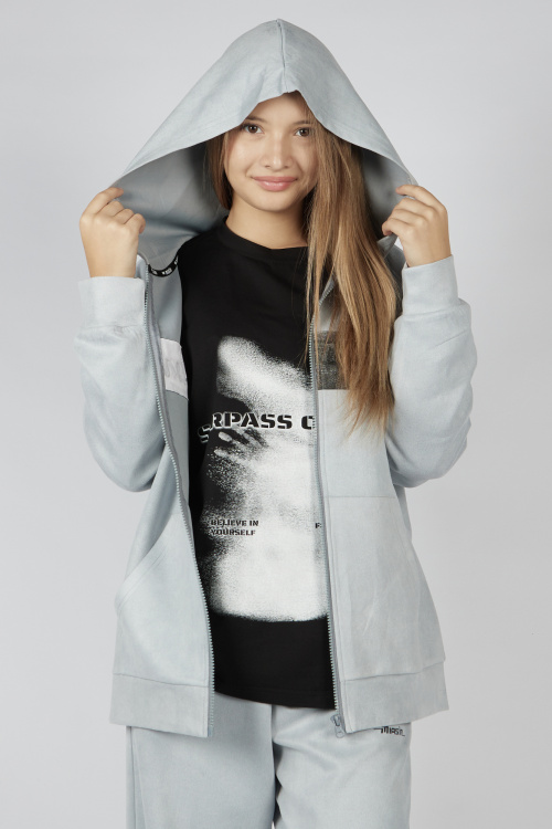 Толстовка на молнии G-HDZ26019 Miasin (Серый, 134-164)