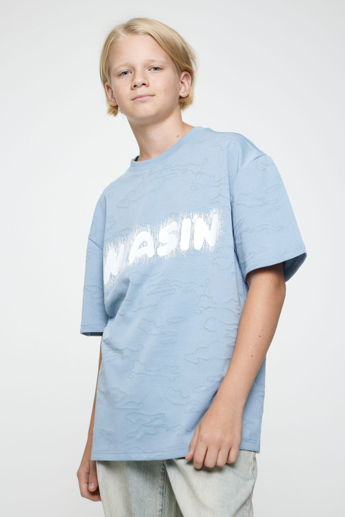 Футболка B-TS35121 (Джинс. синий, 140-170)