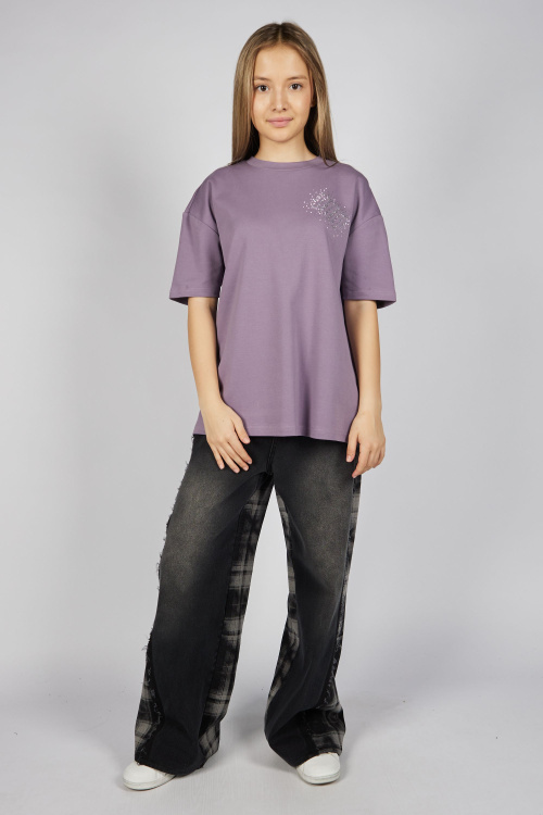 Футболка G-TS25408 (грязный сиреневый, 134-164)
