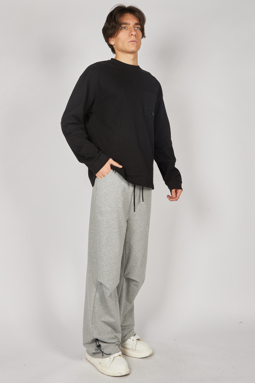 Лонгслив B-SW35274 (Черный, 140-170)