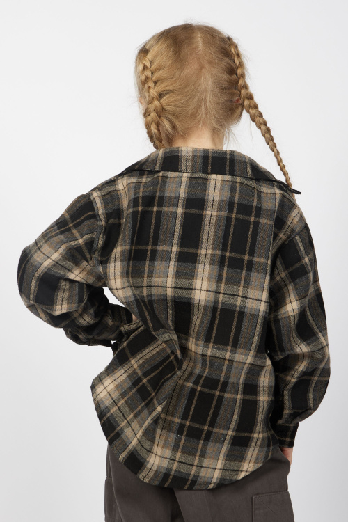 Блузка G-SH25483 (Серый, 104-128)