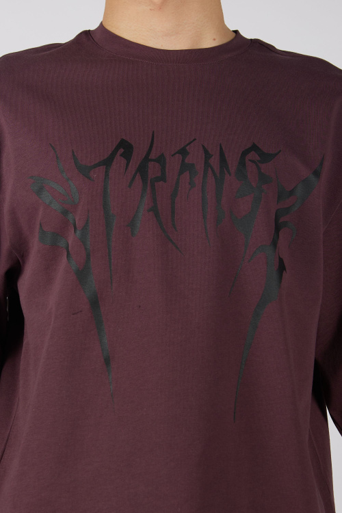 Лонгслив B-SW35444 (бордовый, 140-170)