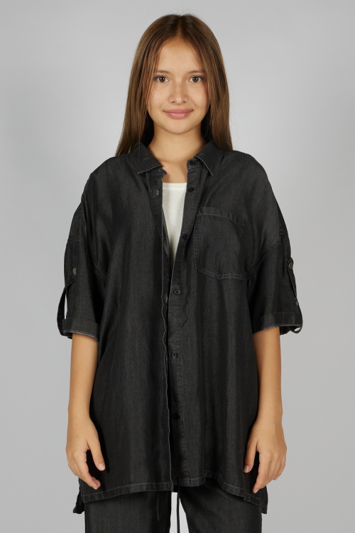 Блузка G-SH26096 Martkin (джинс. черный, 134)
