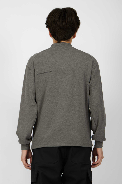 Лонгслив (Темно-серый, 140)