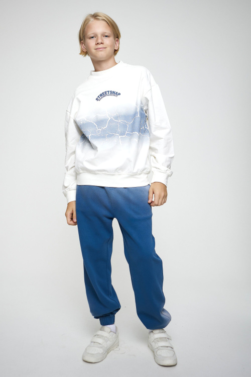 Брюки B-TR35113 (Джинс. синий, 140)