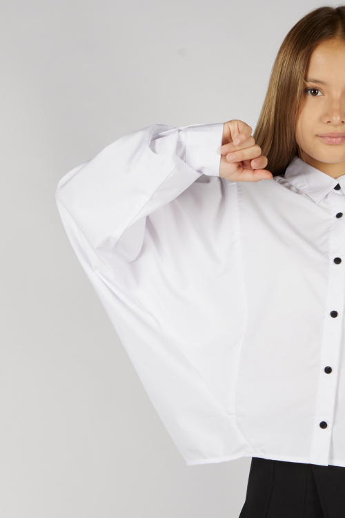 Блузка G-SH26235 Miasin (Белый, 134-140-146-152-158-164 (1-1-1-2-2-2) / 9 шт.)